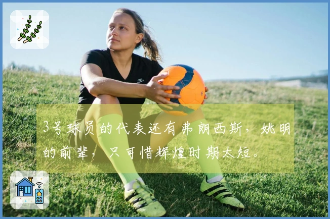 3号球员的代表还有弗朗西斯，姚明的前辈，只可惜辉煌时期太短。